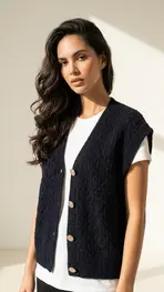 Garde-robe - Gilet - Marine
