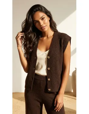 Garde-robe - Gilet - Donker bruin