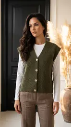 Garde-robe - Gilet - Kaki