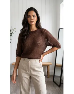 Garde-robe - Pull - Bruin