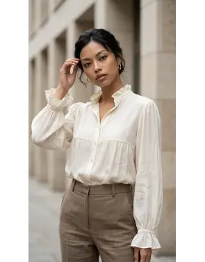 Garde-robe - Blouse - Ecru