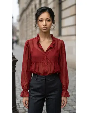 Garde-robe - Blouse - Rood