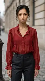 Garde-robe - Blouse - Rood