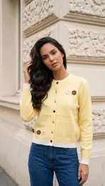Garde-robe - Gilet - Geel