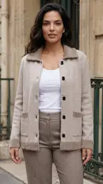 Garde-robe - Gilet - Beige