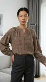 Garde-robe - Blouse - Bruin