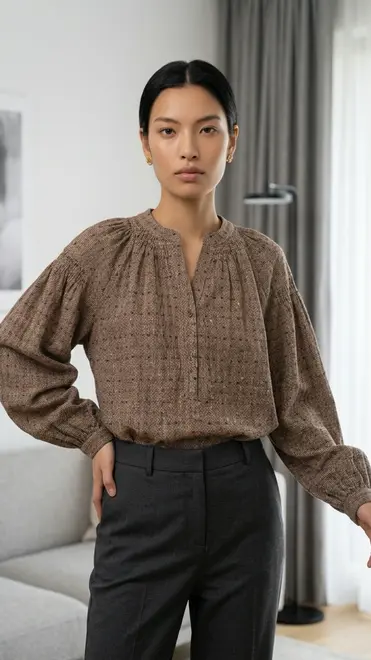 Garde-robe - Blouse - Bruin