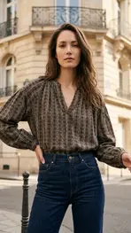 Garde-robe - Blouse - Grijs