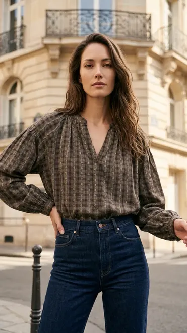 Garde-robe - Blouse - Grijs