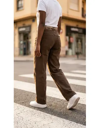 Garde-robe - Lange Broek - Donker bruin