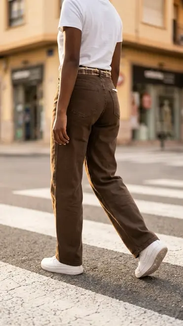 Garde-robe - Lange Broek - Donker bruin