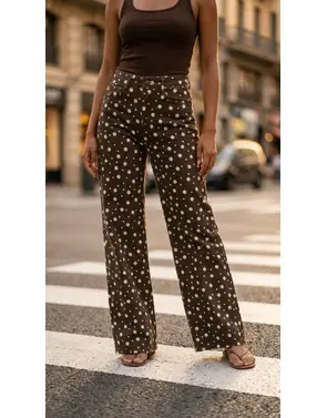 Garde-robe - Lange Broek - Donker bruin