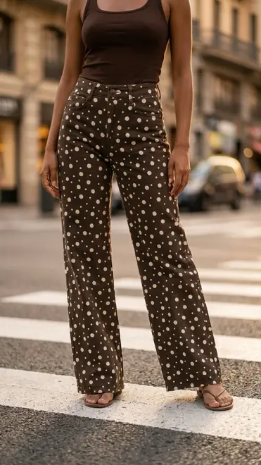 Garde-robe - Lange Broek - Donker bruin