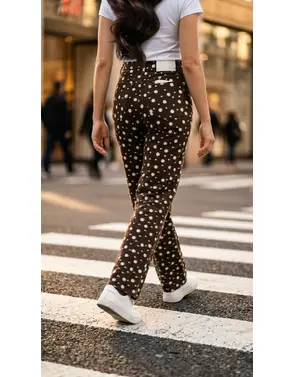 Garde-robe - Lange Broek - Donker bruin