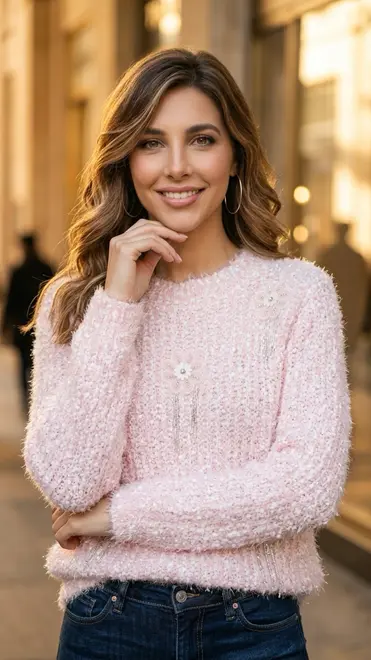 Garde-robe - Pull - Roze