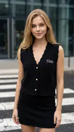 Garde-robe - Gilet - Zwart