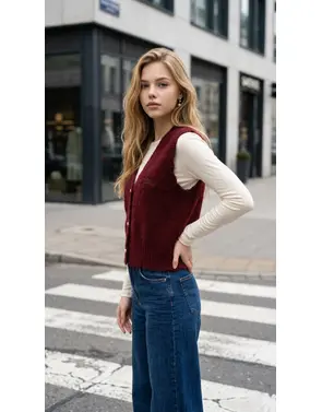 Garde-robe - Gilet - Bordeaux