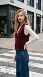 Garde-robe - Gilet - Bordeaux