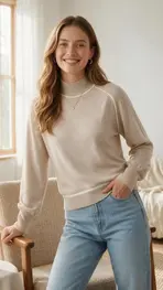 K-design - Pull - Beige