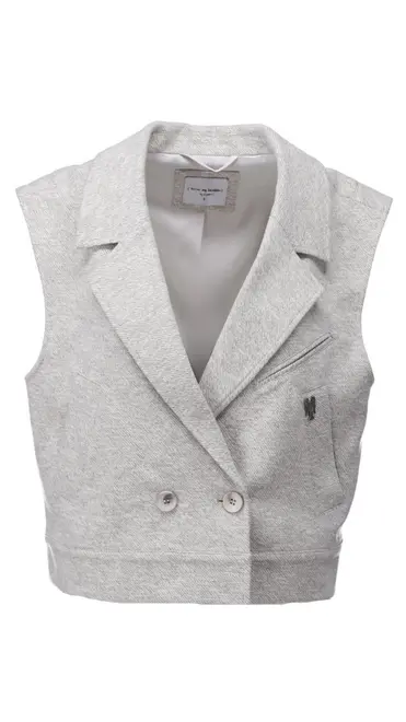 K-design - Gilet - Grijs