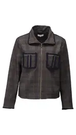 K-design - Jas - Zwart-bruin