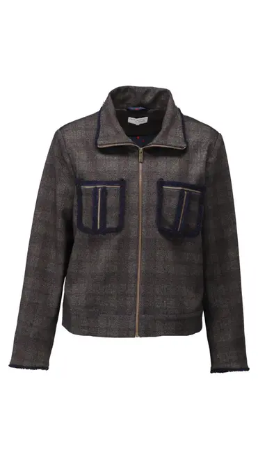 K-design - Jas - Zwart-bruin