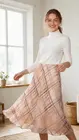 Amelie & Amelie - Halflange Rok - Roze