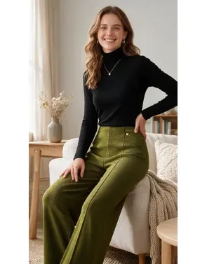 Amelie &amp; Amelie - Lange Broek - Groen