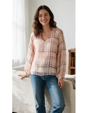 Amelie & Amelie - Blouse - Roze