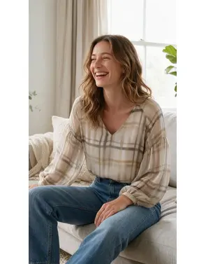 Amelie & Amelie - Blouse - Groen