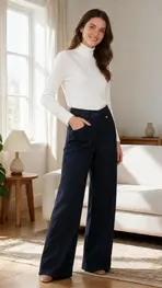 Amelie &amp; Amelie - Lange Broek - Marine