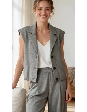 Amelie &amp; Amelie - body warmer - Taupe