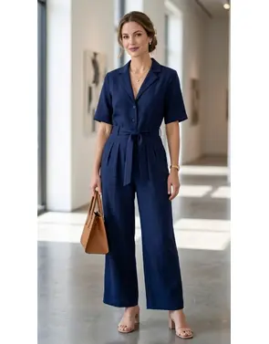 Amelie &amp; Amelie - Jumpsuit - Marine