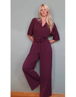 Amelie &amp; Amelie - Jumpsuit - Paars