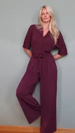Amelie &amp; Amelie - Jumpsuit - Paars