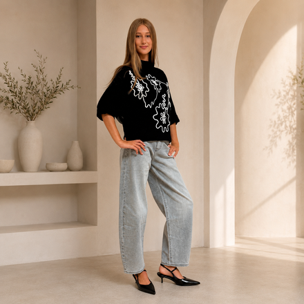 Black &amp; Denim Statement