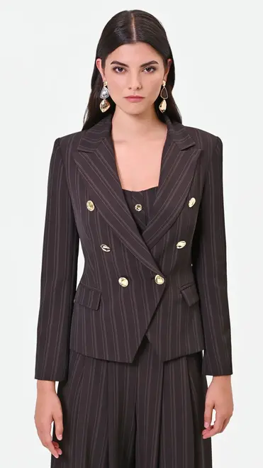 Rinascimento - Blazer - Donker bruin