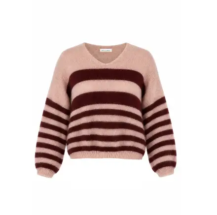 Amelie &amp; Amelie - Pull - Paars-roze