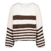 Amelie &amp; Amelie - Pull - Bruin-ecru