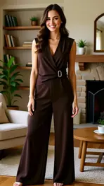 Amelie &amp; Amelie - Jumpsuit - Bruin