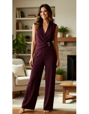Amelie &amp; Amelie - Jumpsuit - Paars