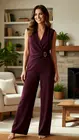 Amelie & Amelie - Jumpsuit - Paars
