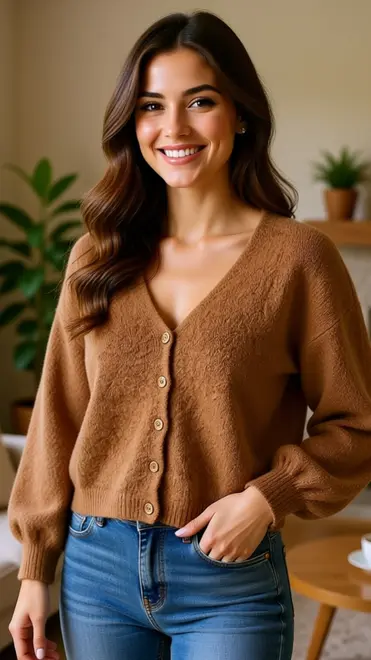 Amelie &amp; Amelie - Gilet - Camel