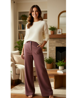 Garde-robe - Lange Broek - Blauw-roze