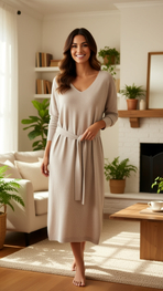 Garde-robe - Lang kleed - Beige