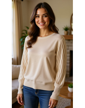 Garde-robe - Pull - Ecru