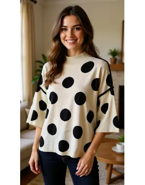 Garde-robe - Pull - Zwart-wit