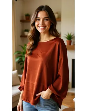 Garde-robe - Top - Donker oranje