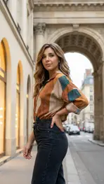 Garde-robe - Blouse - Oranje