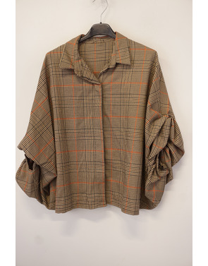 Garde-robe - Blouse - Beige-oranje